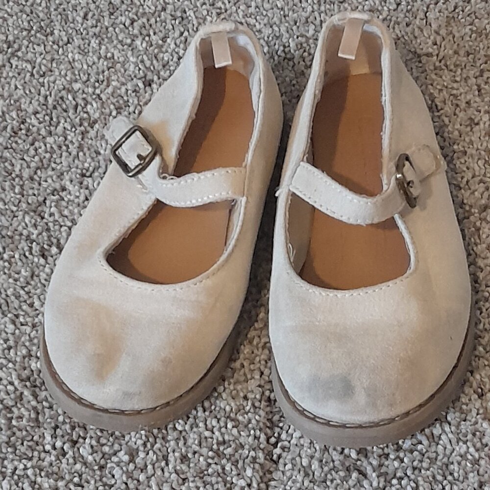 Toddler Girl Cream Mary Jane Shoe
